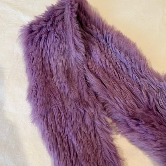 Trilogy Rabbit Fringe Scarf - Picture 3 of 5